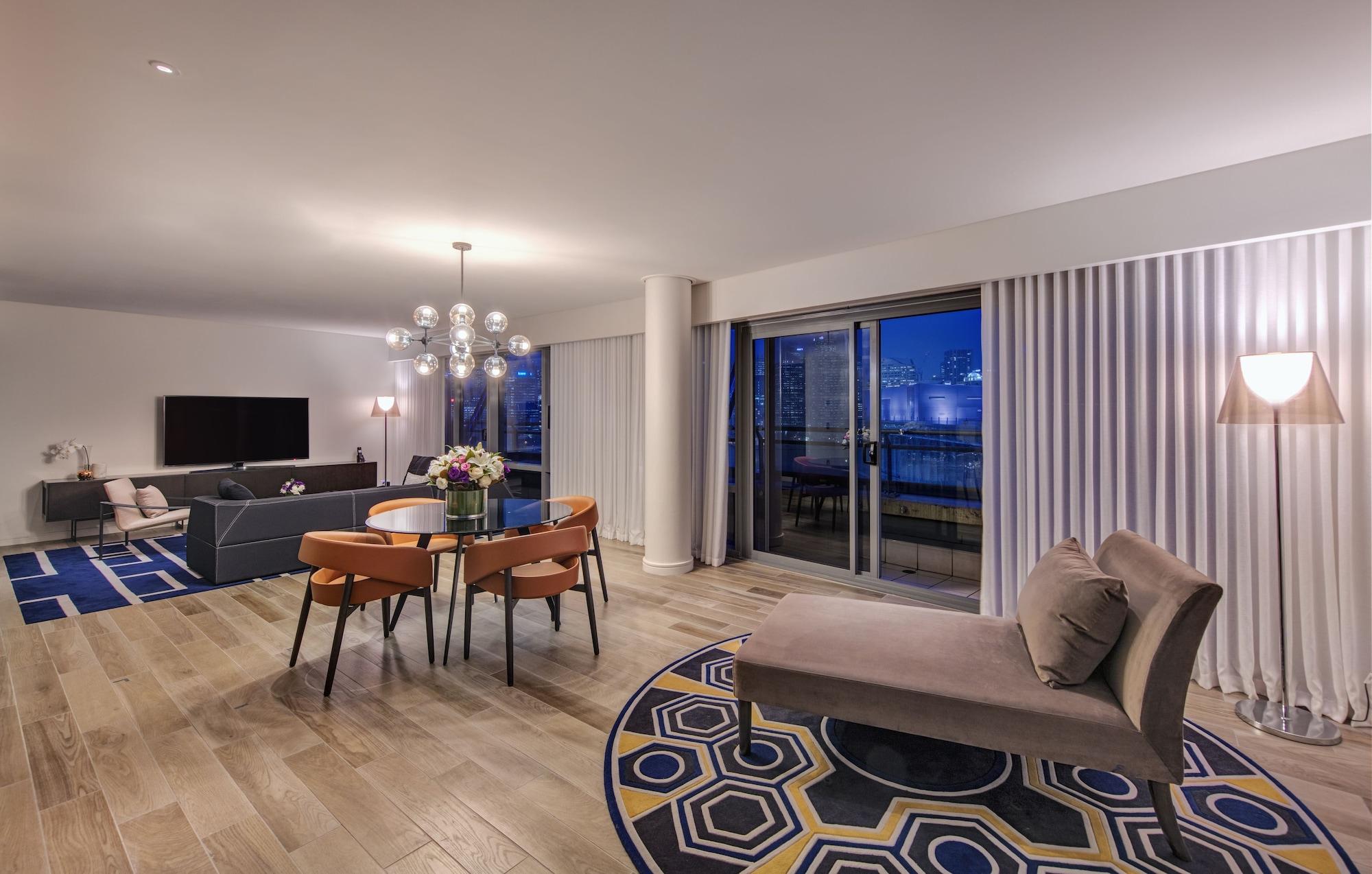 The Star Grand Hotel And Residences Сидней Экстерьер фото A living room at the hotel