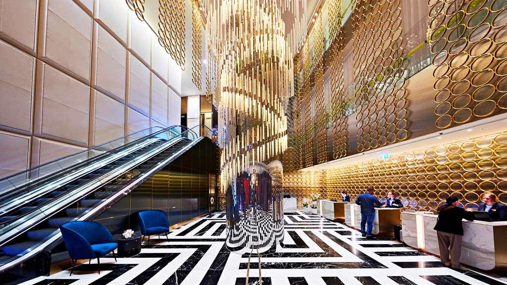The Star Grand Hotel And Residences Сидней Интерьер фото The lobby of the Ritz-Carlton, Dubai