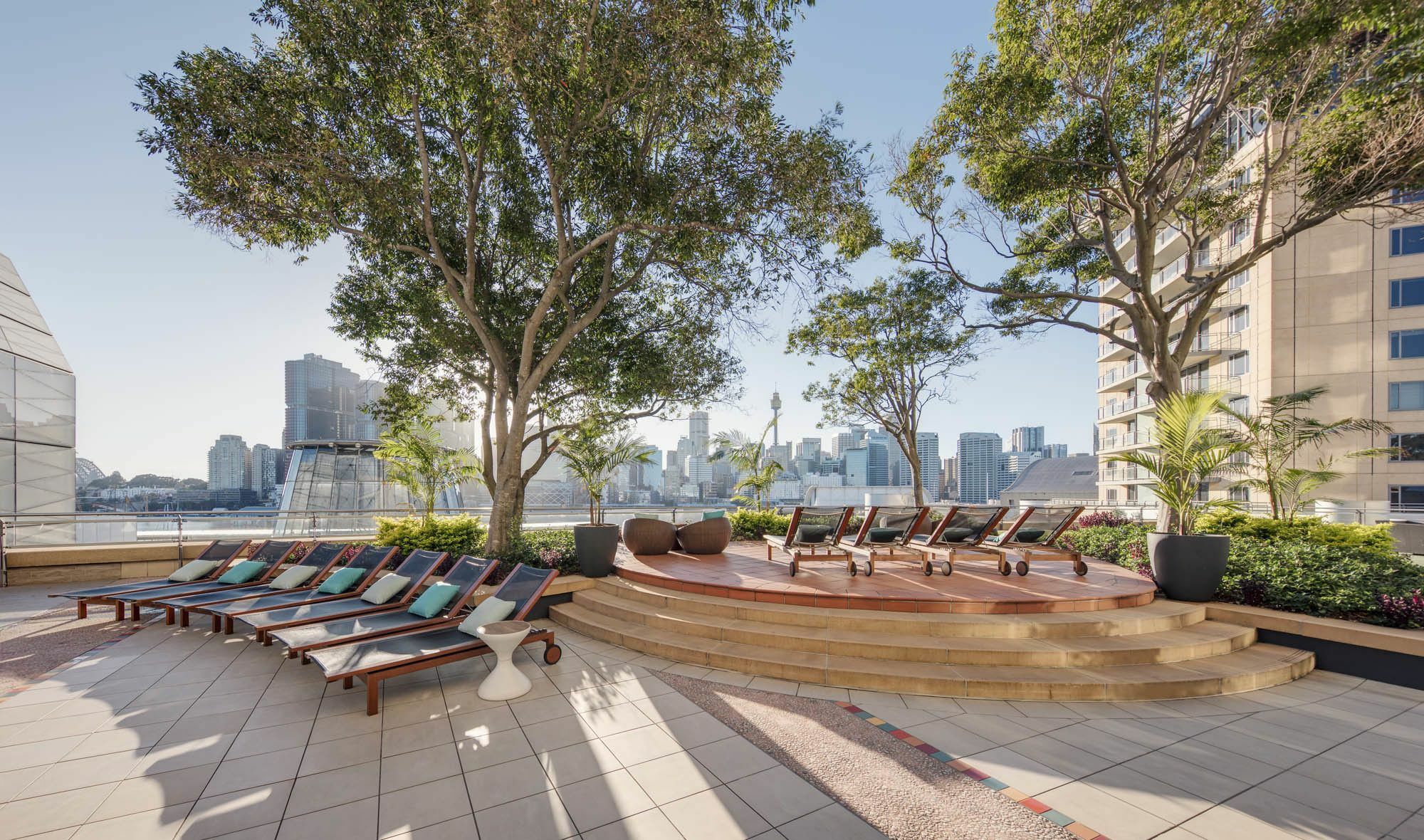 The Star Grand Hotel And Residences Сидней Экстерьер фото The rooftop garden